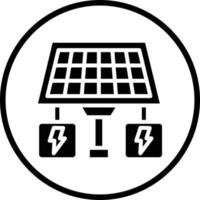 Solar Power Vector Icon Design