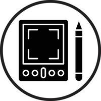 Graphic Tablet Vector Icon Design