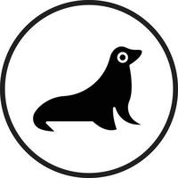 Seal Vector Icon Design