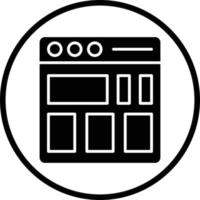 Layout Vector Icon Design