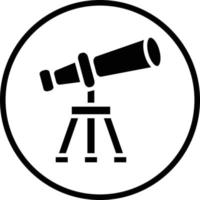 diseño de icono de vector de telescopio