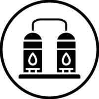 Oil Refinery Vector Icon Design