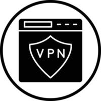 diseño de icono de vector vpn