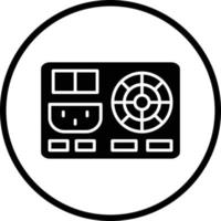 Power Supply Vector Icon Design