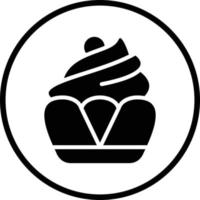 diseño de icono de vector de cupcake