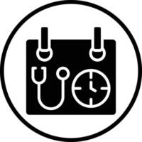 Medical Appointment Vector Icon Design