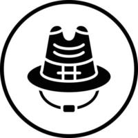 vaquero sombrero vector icono diseño