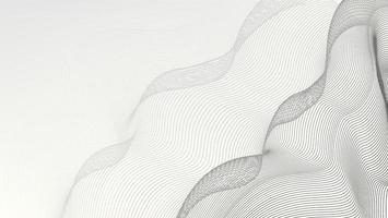 Monochrome minimalist background. Vector horizontal background with digital wavy pattern.