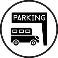 Parking Vector Icon Design