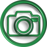 camera symbool icoon illustratie 3d png