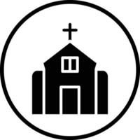 diseño de icono de vector de iglesia