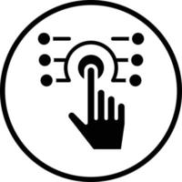 Touch Technology Vector Icon Design