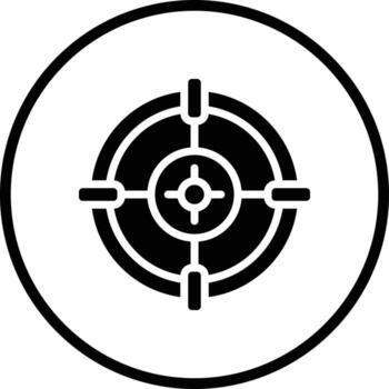 Army Target Vector Icon Design