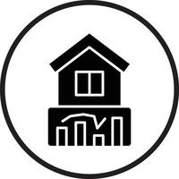 House Stats Vector Icon Design