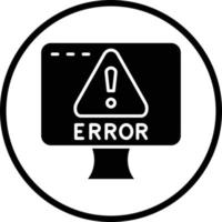 diseño de icono de vector de error