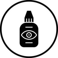 Eye Drop Vector Icon Design