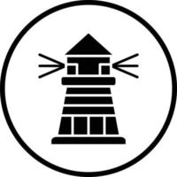 Lighthouse Vector Icon Design