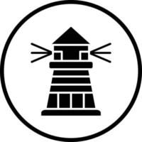 Lighthouse Vector Icon Design