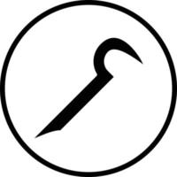 Crowbar Vector Icon Design