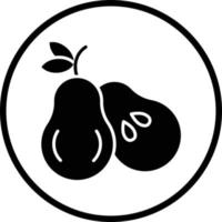 Pear Vector Icon Design