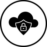 Cloud Safety Vector Icon Design