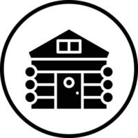 Cabin Vector Icon Design