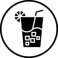 Cold Drink Vector Icon Design