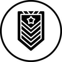 Army Chevron Vector Icon Design