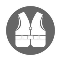 Life Jacket icon design vector