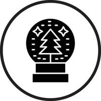 Snow Globe Vector Icon Design