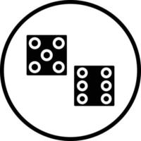 Dices Vector Icon Design