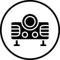 diseño de icono de vector de proyector de video