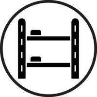 Bunk Bed Vector Icon Design
