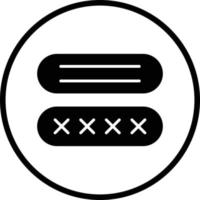 Password Vector Icon Design
