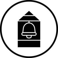 Bell Tower Vector Icon Design