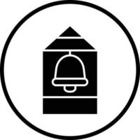 Bell Tower Vector Icon Design