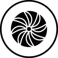Plane Turbine Vector Icon Design