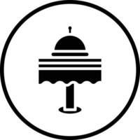 Dinner Table Vector Icon Design