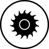 Circular Saw Vector Icon Design