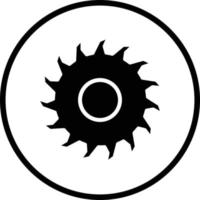 Circular Saw Vector Icon Design