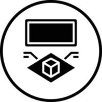 Augmented Reality Vector Icon Design