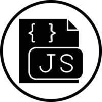 diseño de icono de vector de archivo javascript