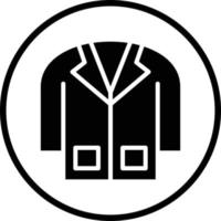 Lab Coat Vector Icon Design