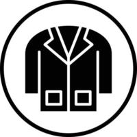 Lab Coat Vector Icon Design