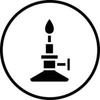 Bunsen Burner Vector Icon Design