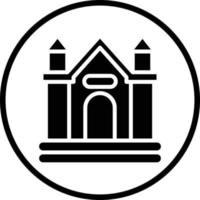 Bouncy Castle Vector Icon Design