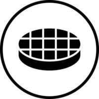 Waffle Vector Icon Design