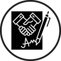 Agreement Vector Icon Design