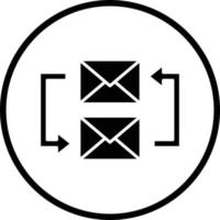 Exchange Mails Vector Icon Design