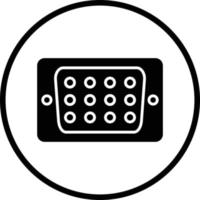 Vga Port Vector Icon Design